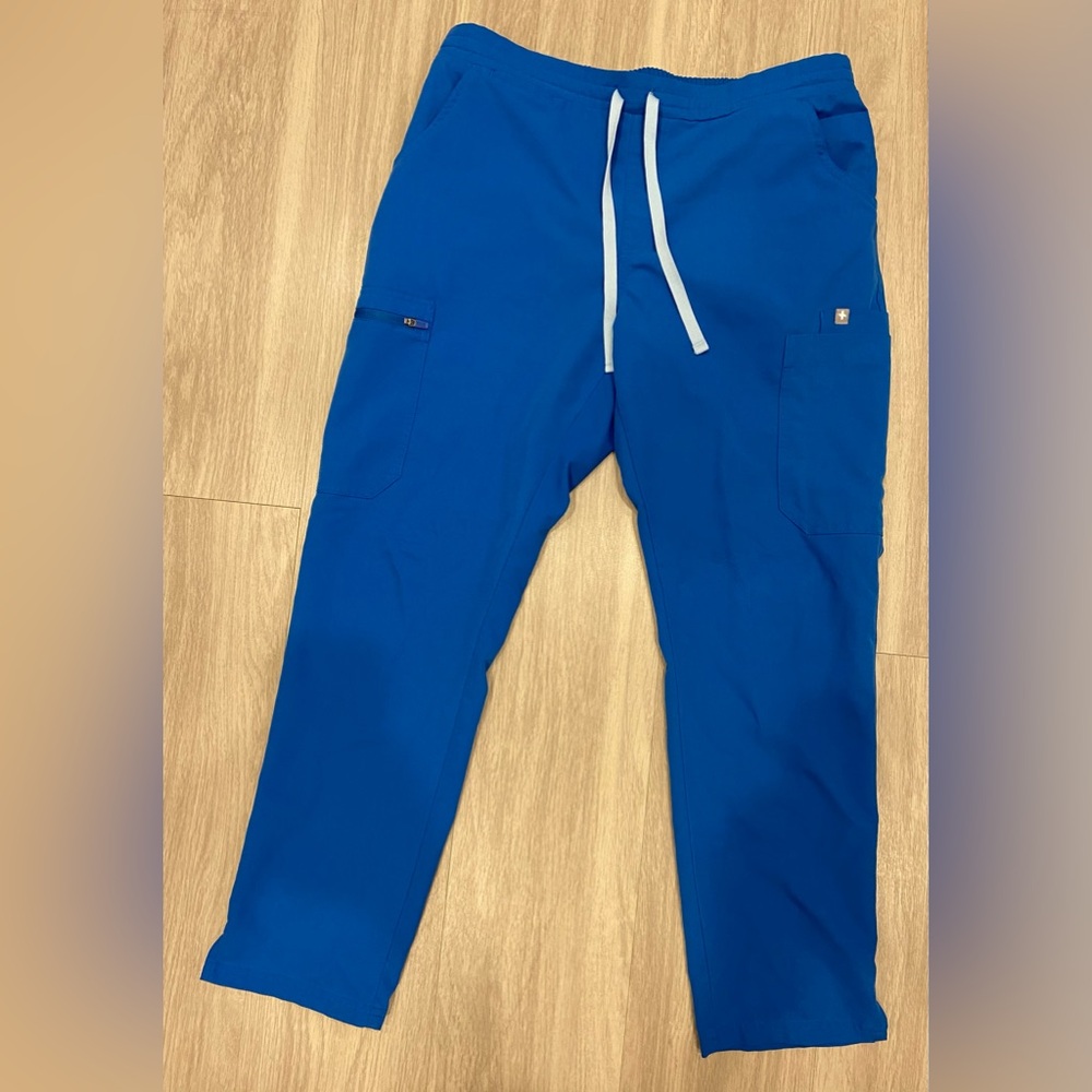FIGS Technical Collection Yola SKINNY Scrub Pants Royal Blue M/P TW2000P Petite